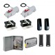 Faac 770N 24Vdc underground kit for swing gates up to 3.5m or 500Kg